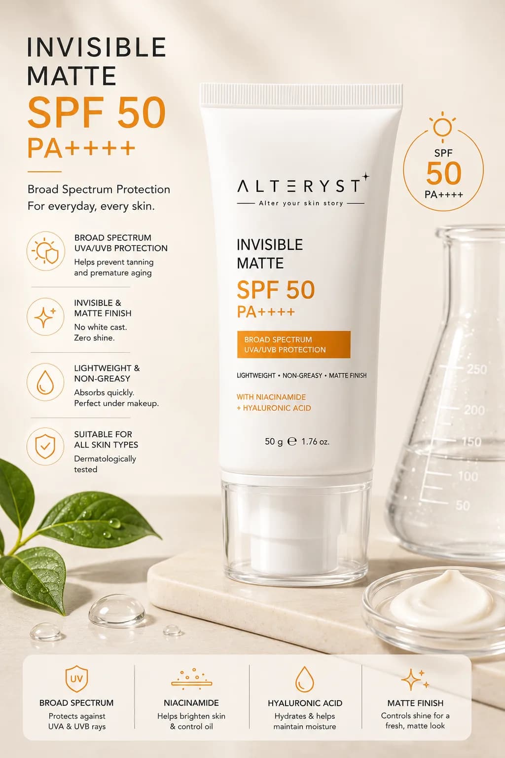 Invisible Matte SPF 50 PA++++